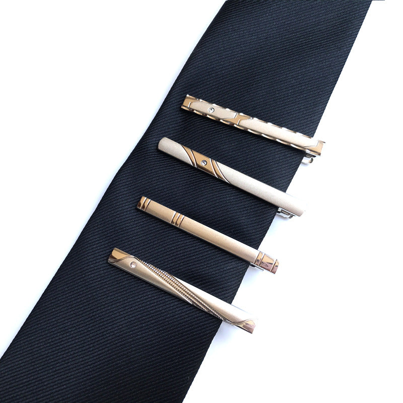 Men's Formal Silver Tie Clip Business Accessories