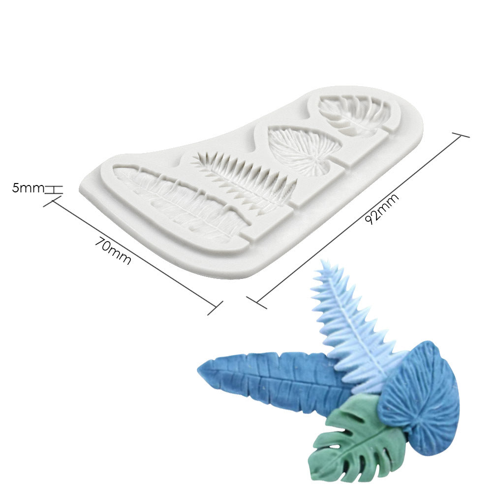 Leaf Silicone Mold Turtle Back Leaf Palm Leaf Banana Leaf Shaped