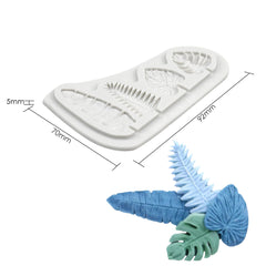 Leaf Silicone Mold Turtle Back Leaf Palm Leaf Banana Leaf Shaped