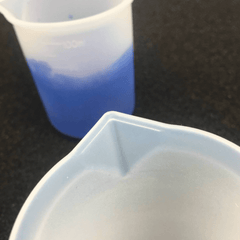 100ml Silicone Measuring Cup Dropper Scale Resin Mixing Container