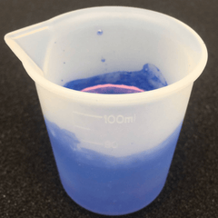100ml Silicone Measuring Cup Dropper Scale Resin Mixing Container