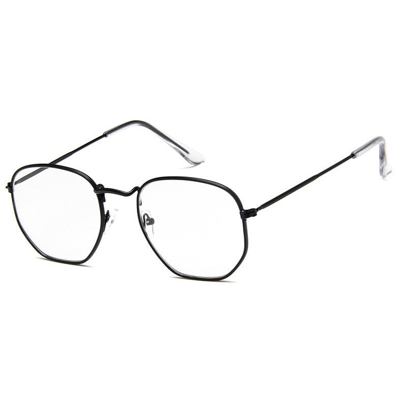 Square Metal Frame Sunglasses UV400