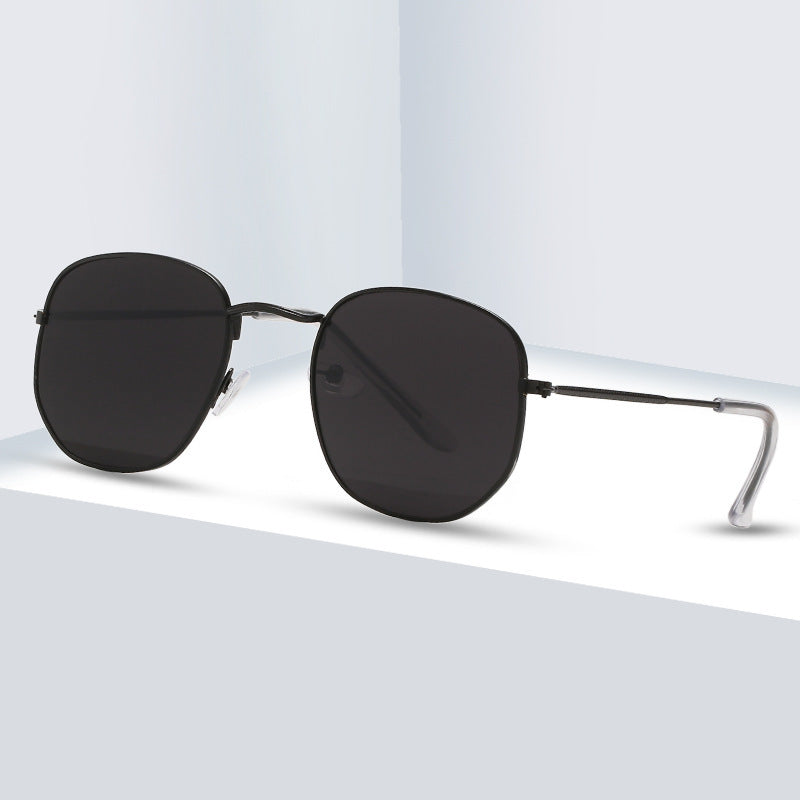 Square Metal Frame Sunglasses UV400