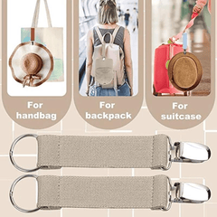 Portable Elastic Hat Clip Outdoor Luggage Alloy Hat Clip