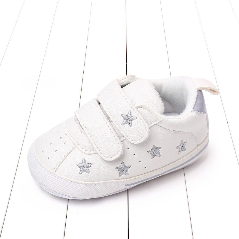 Embroidered Star Heart Sneakers for Baby Girls