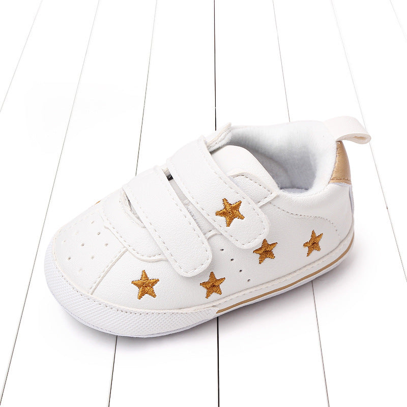 Embroidered Star Heart Sneakers for Baby Girls