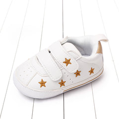 Embroidered Star Heart Sneakers for Baby Girls