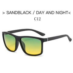 Men's Polarized Sunglasses Large Frame Night Vision Cycling Sports