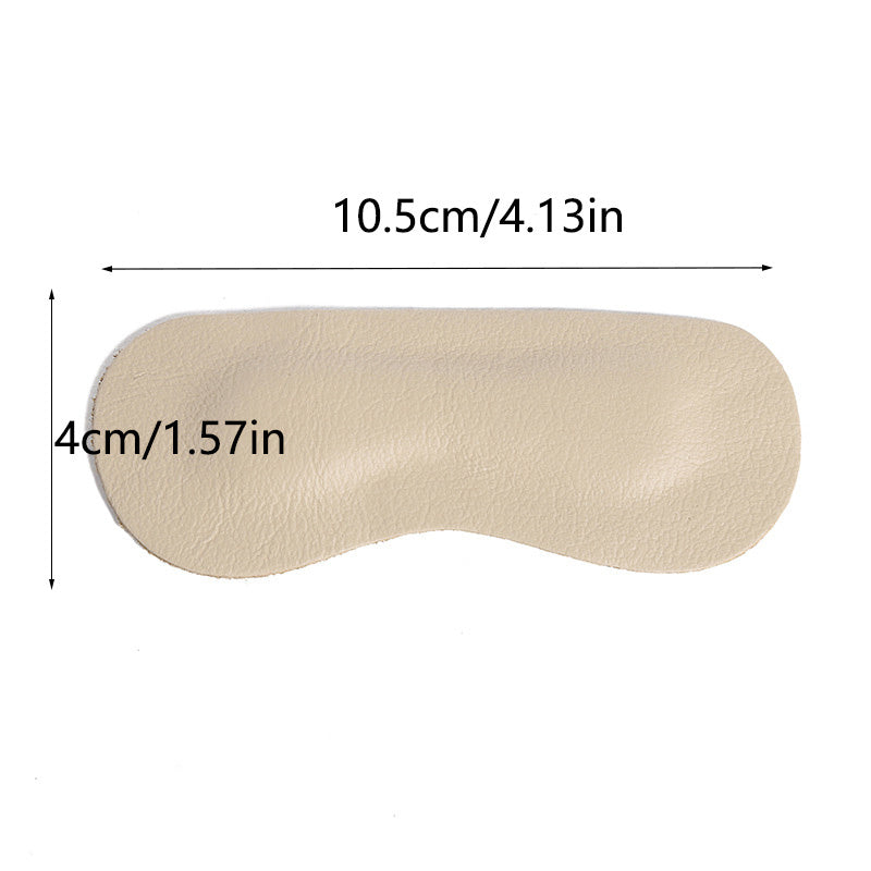 1 Pair Leather High-Heeled Shoes with Anti-Wear & Thickened Heel Stickers