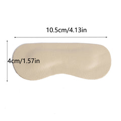1 Pair Leather High-Heeled Shoes with Anti-Wear & Thickened Heel Stickers