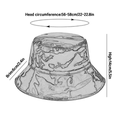 Embroidery Bucket Hat Cotton Fisherman Cap Strawberry Daisy