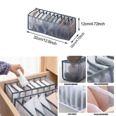 11 Grids Mesh Closet Shelf Organizer for Socks Leggings