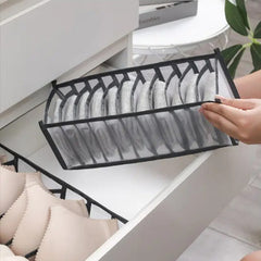 11 Grids Mesh Closet Shelf Organizer for Socks Leggings