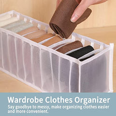 11 Grids Mesh Closet Shelf Organizer for Socks Leggings