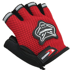 Men's Cycling Half Finger Mesh Gloves Outdoor Bike Gloves