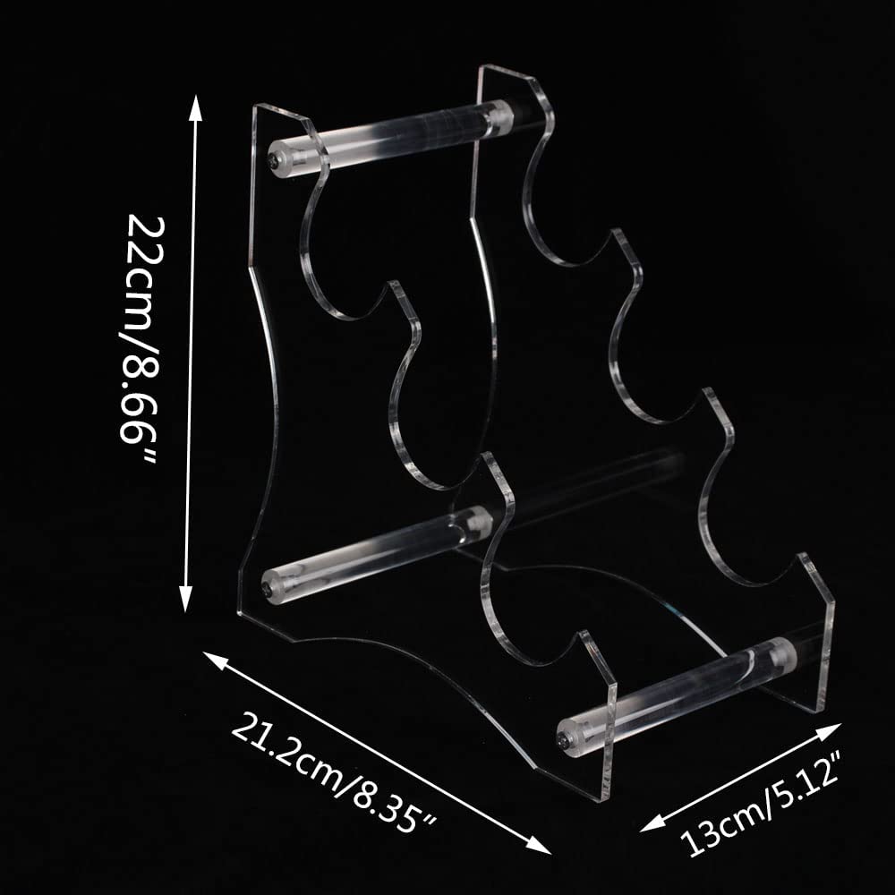 Lightsaber Collection Display Stand - Three Layer Acrylic