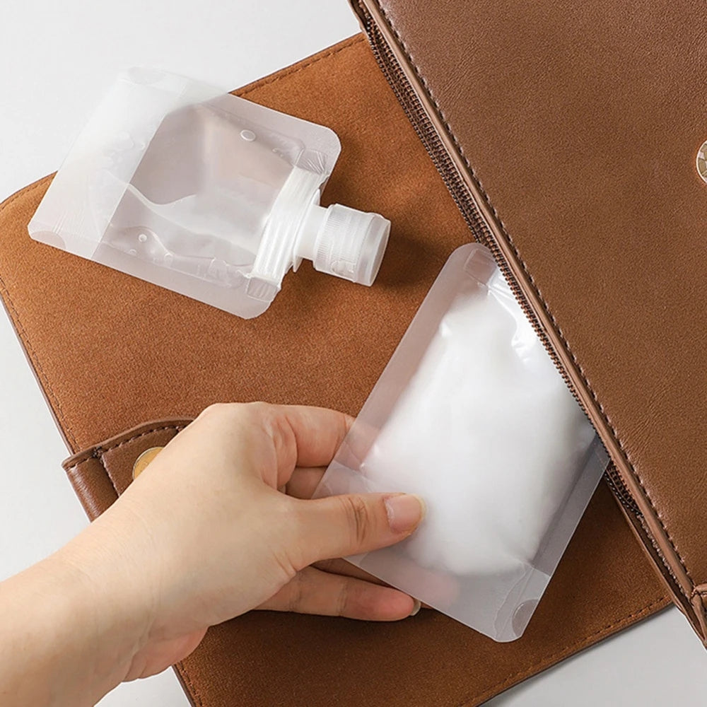 3pcs Travel Lotion Bottles Leak-Proof Bag Dispenser Shampoo Cosmetics