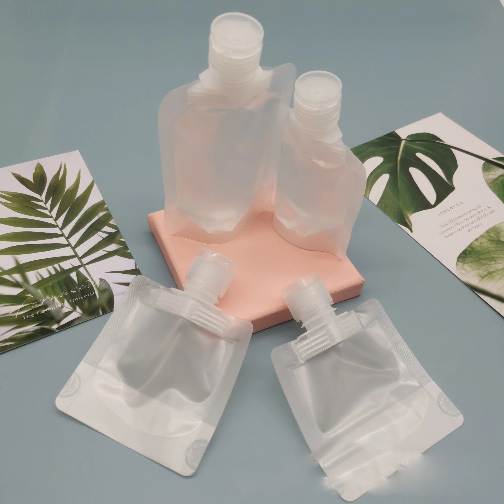 3pcs Travel Lotion Bottles Leak-Proof Bag Dispenser Shampoo Cosmetics