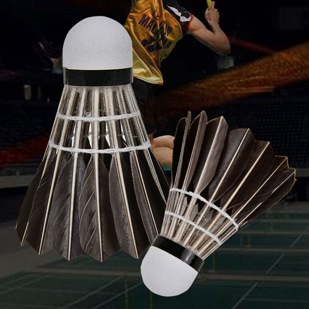 Professional Goose Feather Badminton Shuttlecocks 12Pcs