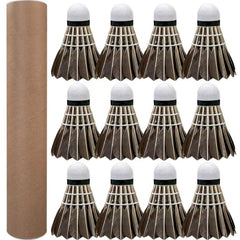 Professional Goose Feather Badminton Shuttlecocks 12Pcs