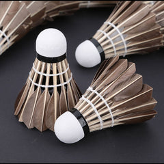 Professional Goose Feather Badminton Shuttlecocks 12Pcs