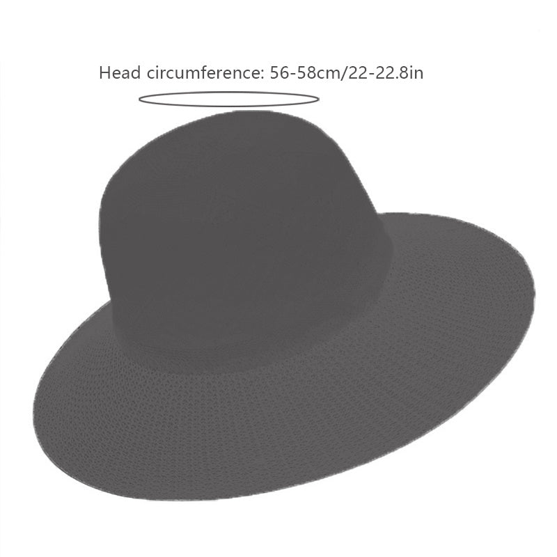 Faux Pearl Decor Bucket Hat Lace Sun Hat Lightweight Travel Beach Hat