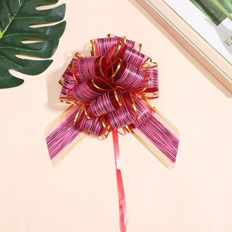Golden Gift Bows Large Pull Bows, Gift Bows Bulk