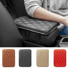 1pc PU Leather Car Armrest Pad Soft Car Armrest Cushion