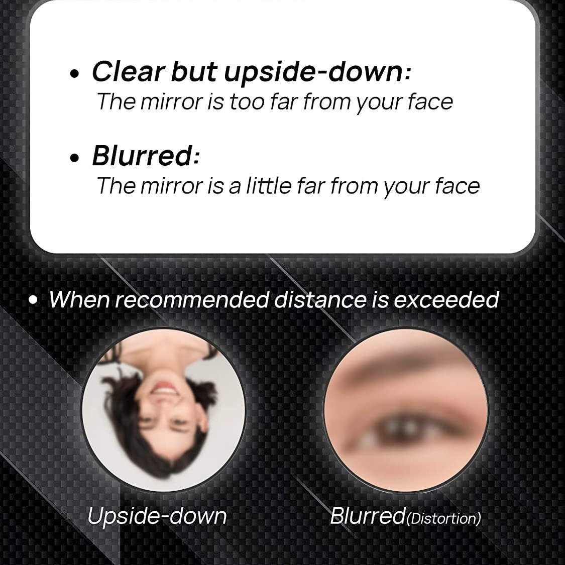 10X Magnifying Mirror & Tweezers Kit with 3 Suction Cups