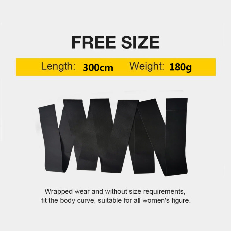 Waist Trainer Trimmer Belt Tummy Control Compression Wrap Cincher