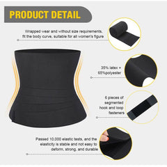 Waist Trainer Trimmer Belt Tummy Control Compression Wrap Cincher