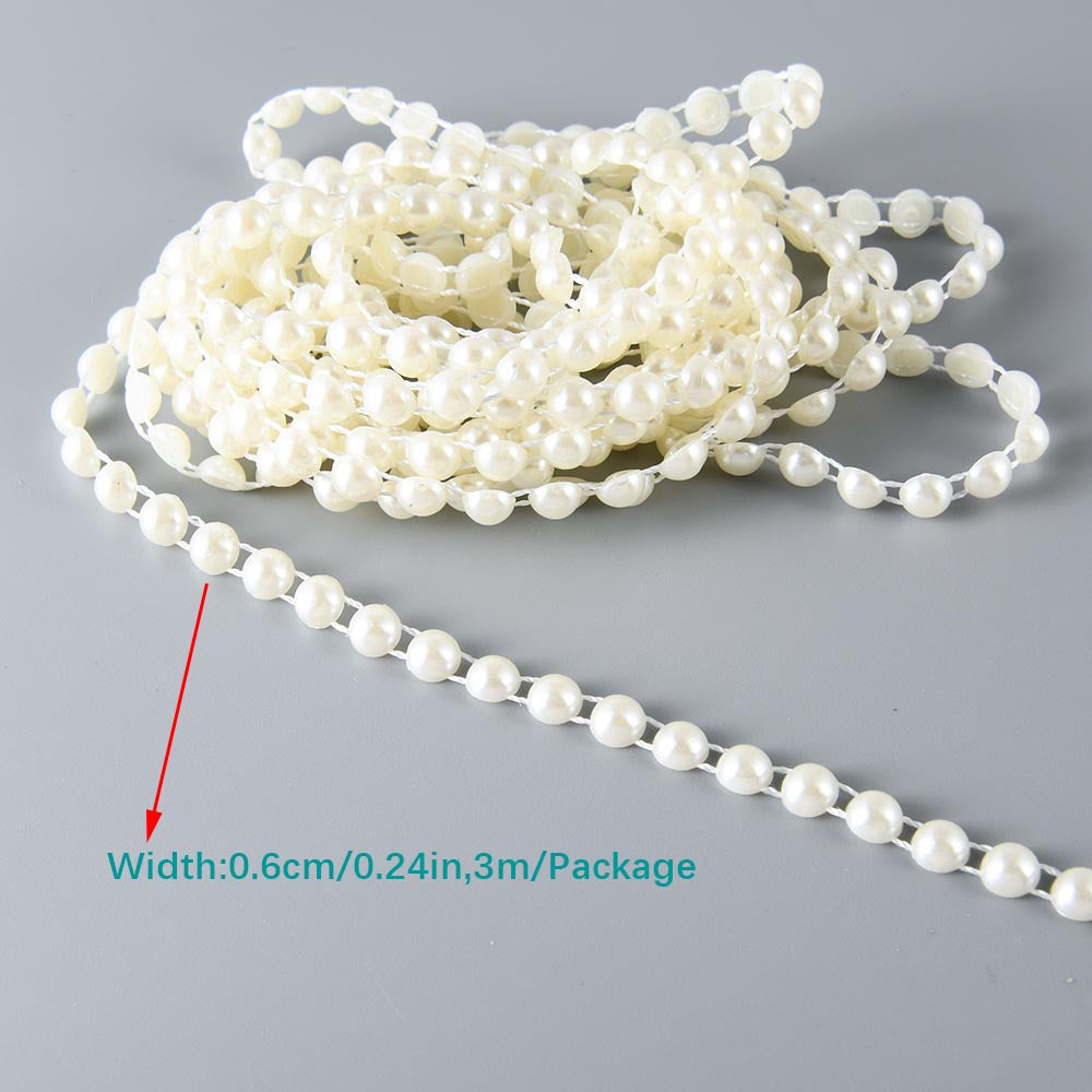 3M ABS Pearl Beads Trim Sewing Decoration