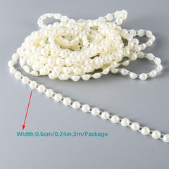 3M ABS Pearl Beads Trim Sewing Decoration