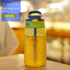 480ml Leakproof Kids Sports Water Bottle for School Office Outdoor