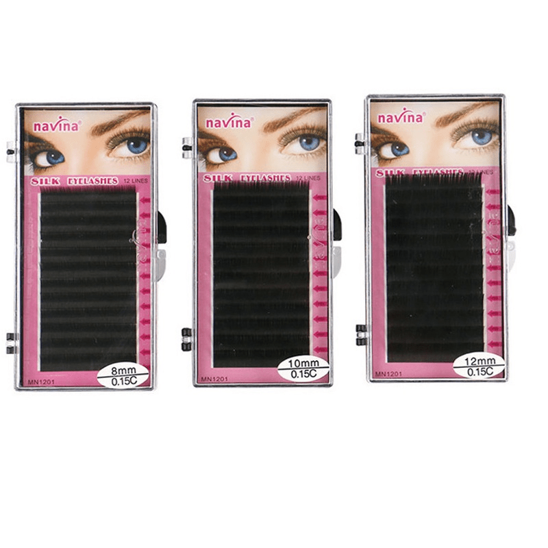 Faux Mink False Eyelashes Cluster Lashes Set