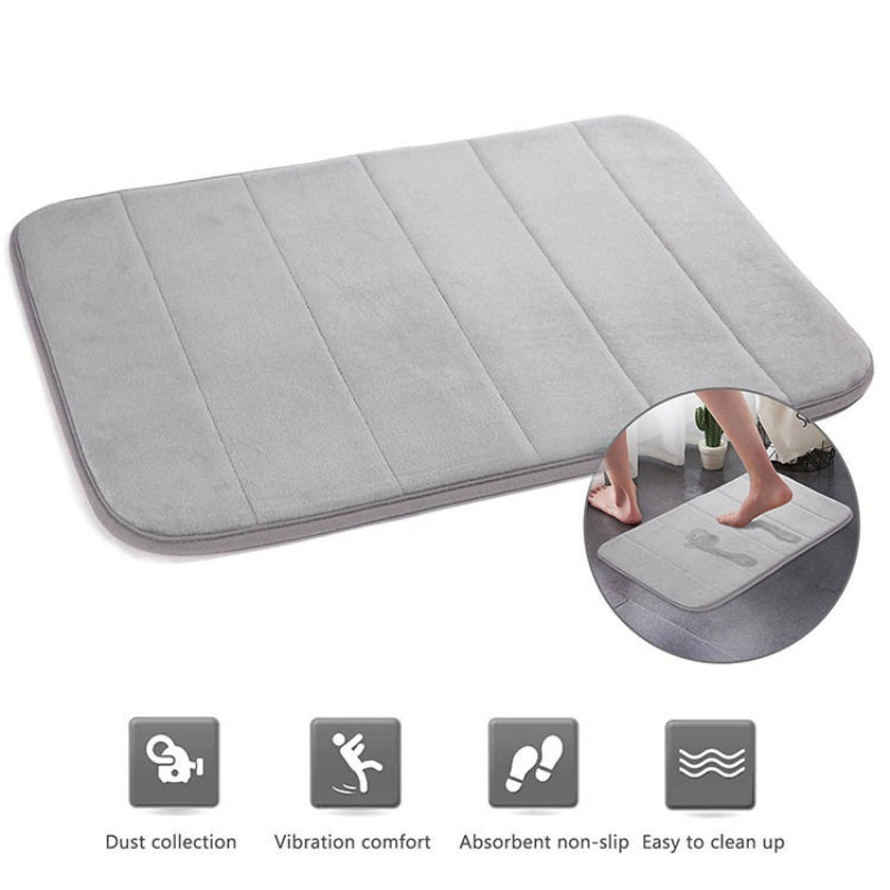 1p Memory Foam Bath Bathmat Anti skid Durable Floor Rug Cozy Absorbent
