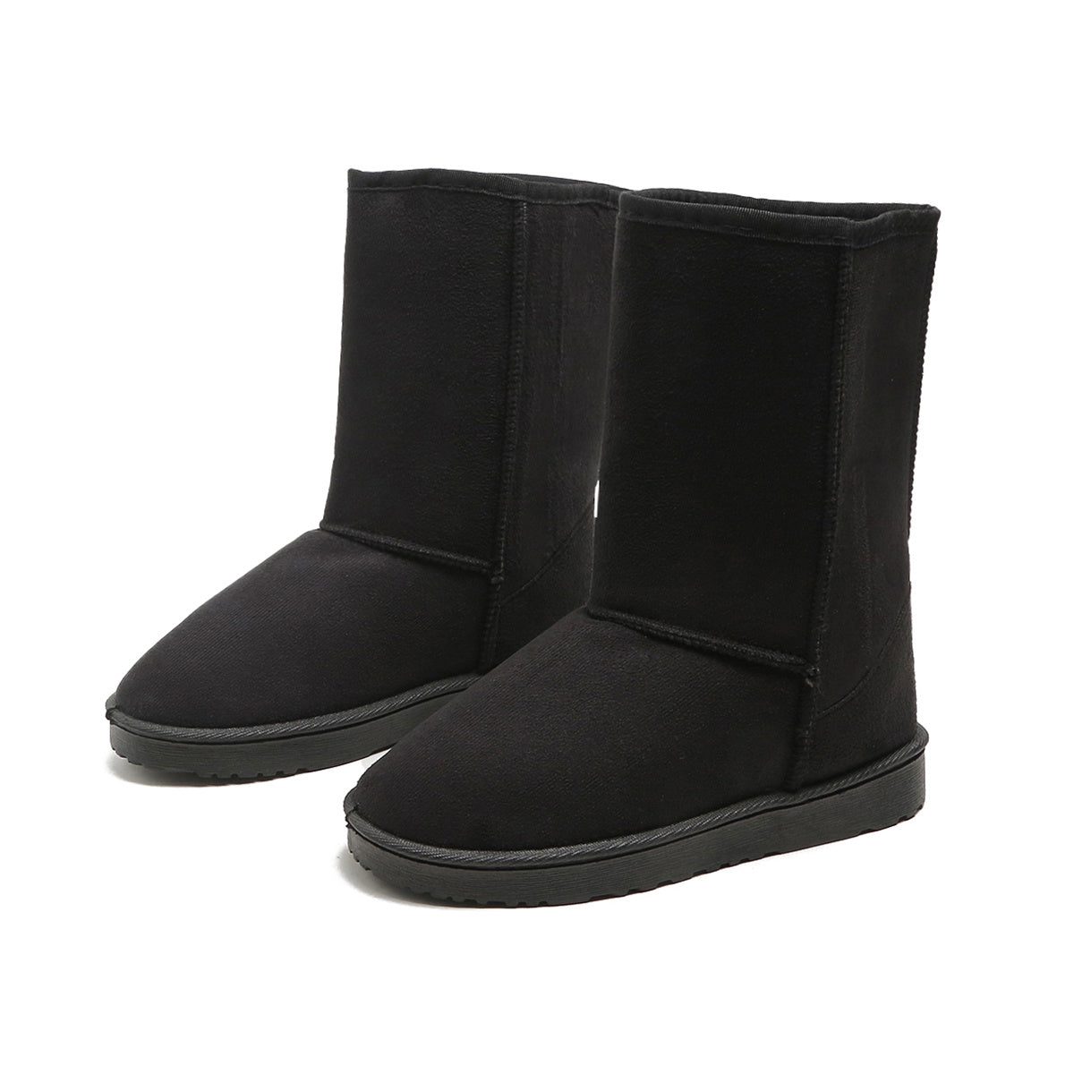 Women's Snow Boots Closed Toe Slip On Comfortable Shoes