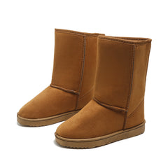 Women's Snow Boots Closed Toe Slip On Comfortable Shoes