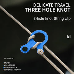 5pcs Aluminum Alloy Quick Knot Rope Buckle for Outdoor