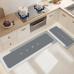 Soft Diatom Mud Kitchen Floor Mat Non-slip Oilproof Waterproof Mat