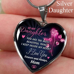 Heart Pendant Necklace Decorative Accessories for Girls
