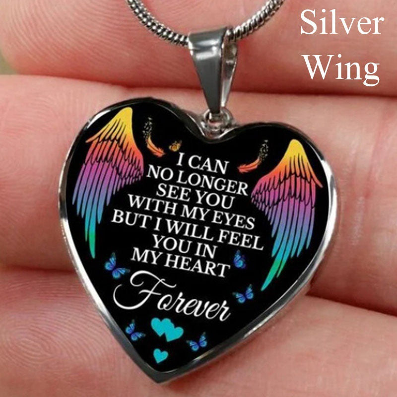 Heart Pendant Necklace Decorative Accessories for Girls