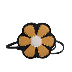 Flower Shaped Children's Coin Purse Shoulder Crossbody Bag