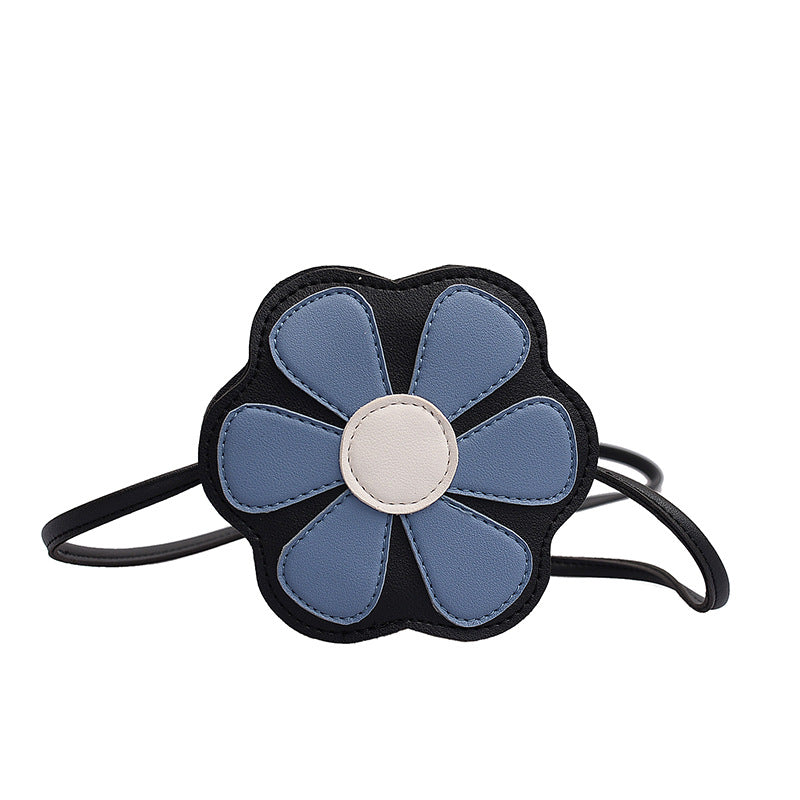 Flower Shaped Children's Coin Purse Shoulder Crossbody Bag