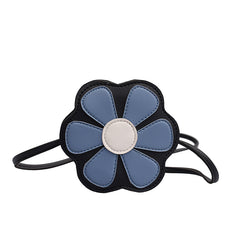 Flower Shaped Children's Coin Purse Shoulder Crossbody Bag