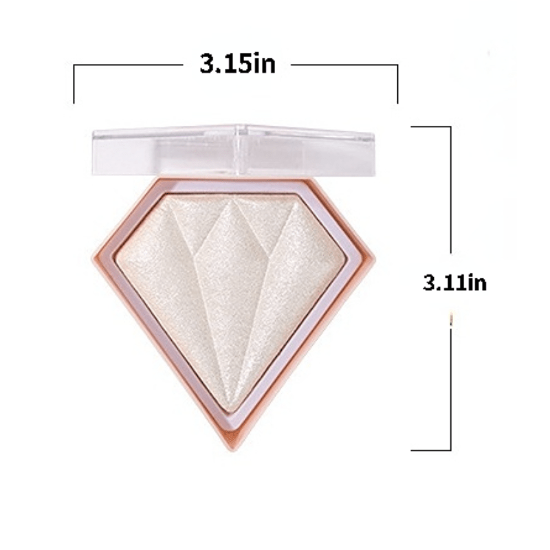 Diamond Highlighting Powder: Contouring & Brightening Glittery Nose Shadow