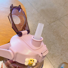 Sport Water Bottle with Straw - Stay Hydrated on the Go