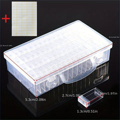 Jewelry Storage Box 28 64 Grid Removable Transparent Box