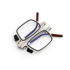 Rosewood Folding Reading Glasses Portable Ultralight Anti Eyeglasses