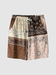 Men's Casual Loose Swim Trunks Quick Dry Beach Shorts